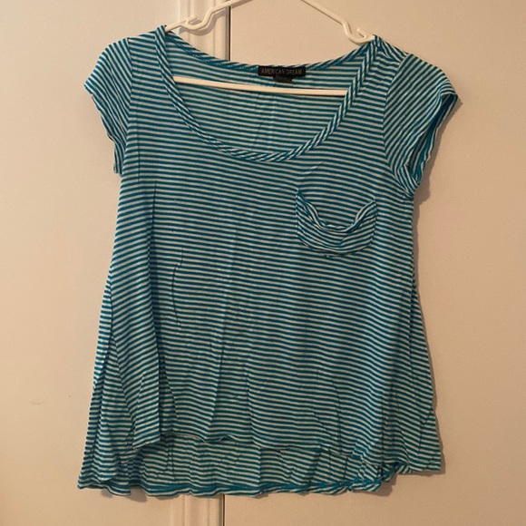 American Dream striped t shirt - Picture 1 of 1